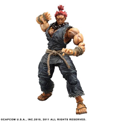 SUPER STREET FIGHTER IV PLAY ARTS改 豪鬼(PVC塗装済みアクションフィギュ(中古品)
