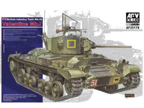AFVクラブ 1/35 イギリス歩兵戦車 バレンタインMK1 プラモデル FV35178(中古品)