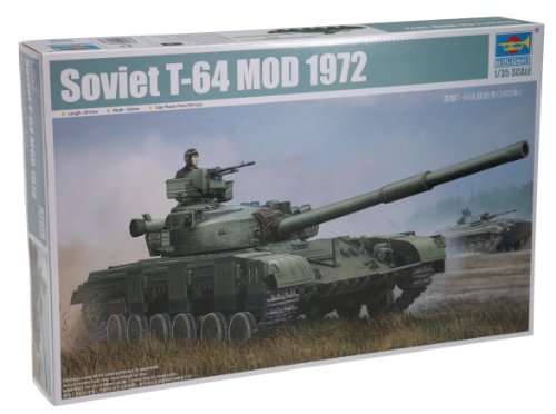 トランペッター 1/35 ソビエト軍 T-64 主力戦車 Mod.1972 プラモデル(中古品)