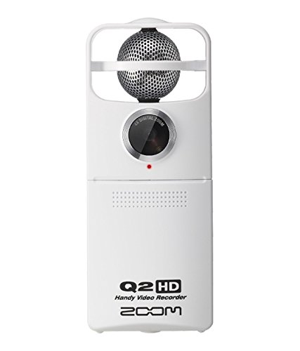 ZOOM ストリーミング機能搭載ハンディレコーダー シルバー Q2HD(中古品)