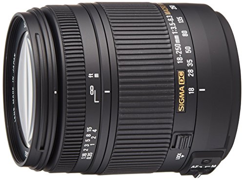 SIGMA 高倍率ズームレンズ 18-250mm F3.5-6.3 DC MACRO OS HSM キヤノン用 (中古品)