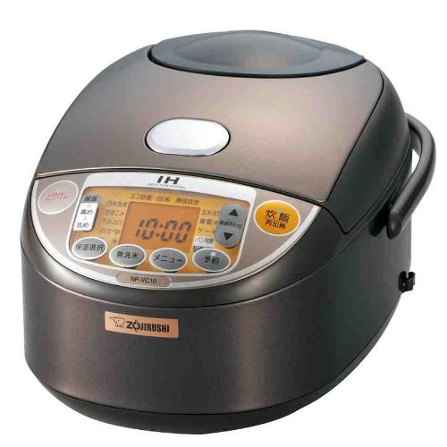 ZOJIRUSHI IH炊飯ジャー【5.5合炊き】ブラウン NP-VC10-TA(中古品)