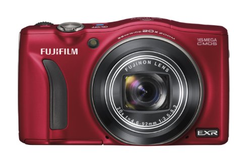 FUJIFILM デジタルカメラ FinePix F800EXR 光学20倍 レッド F FX-F800EXR (中古品)