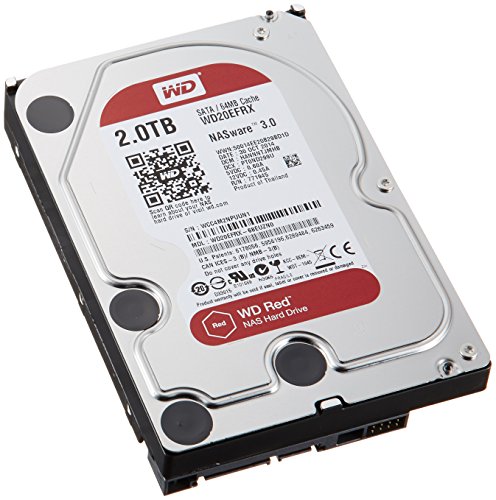 WD HDD 内蔵ハードディスク 3.5インチ 2TB WD Red NAS用 WD20EFRX SATA3.0 (中古品)