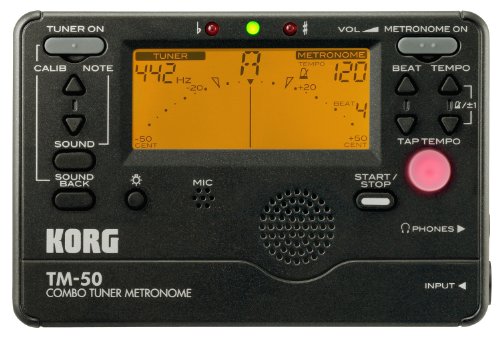 KORG チューナー/メトロノーム TM-50 BK ブラック(中古品)
