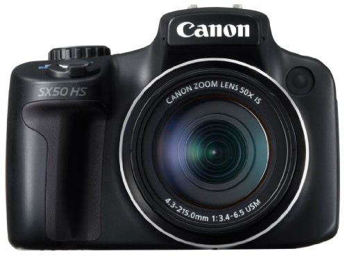Canon デジタルカメラ PowerShot SX50HS 約1210万画素 光学50倍ズーム ブラ(中古品)