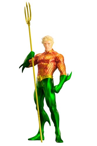 コトブキヤ ジャスティス・リーグ ARTFX+ アクアマン NEW52版 1/10スケール(中古品)