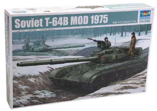 トランペッター 1/35 ソビエト軍 T-64 主力戦車 Mod.1975 プラモデル(中古品)