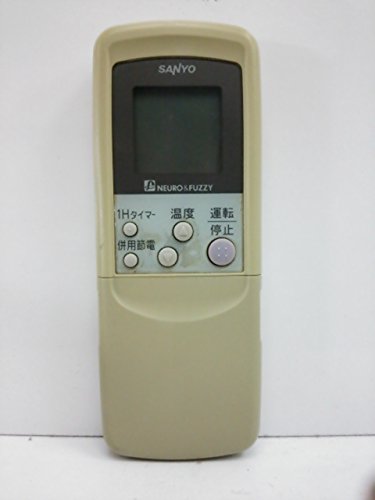 三洋電機 エアコンリモコン RCS-WV6A(中古品)