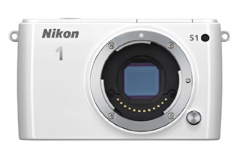 Nikon ミラーレス一眼 Nikon 1 S1 ボディー ホワイト N1S1WH(中古品)