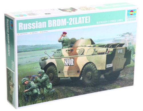 トランペッター 1/35 ソビエト軍 BRDM-2 後期型 デドコフ2 プラモデル(中古品)