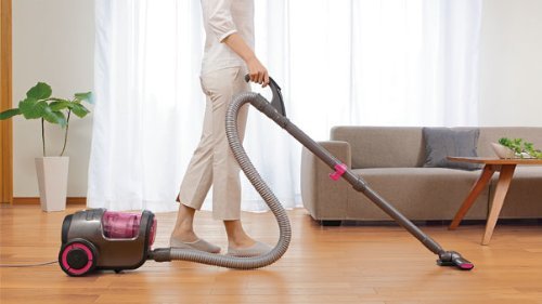 ツインバード 家庭用クリーナーデュアルドラムサイクロン メタリックグレー(中古品)