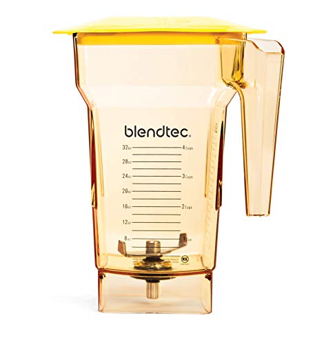 Blendtec 40-618-62 Fourside Blender Jar, 2 quart, Yellow ブレンドテッ (中古品)