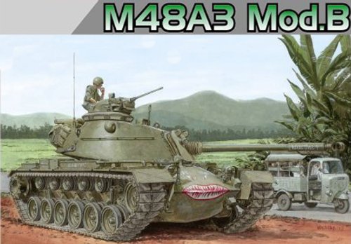 サイバーホビー 1/35 アメリカ陸軍 M48A3 Mod.B パットン 主力戦車 プラモ (中古品)
