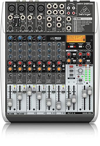ベリンガー USBミキサー マルチエフェクター搭載 QX1204USB(中古品)