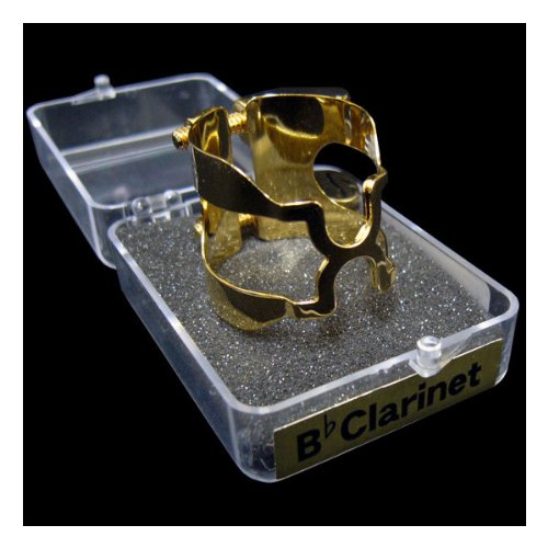 ハリソン リガチャー クラリネット用 金メッキ ゴールド CGP：HARRISON(中古品)