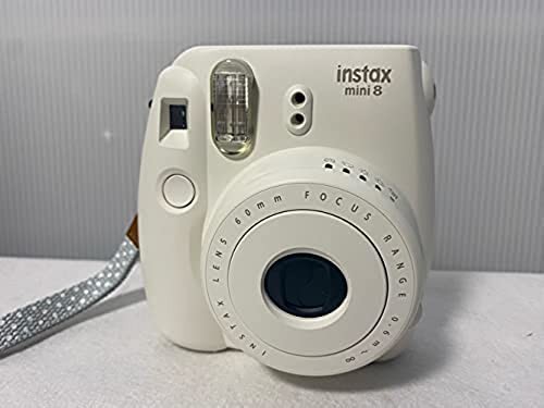 FUJIFILM インスタントカメラ チェキ instax mini 8 ホワイト INS MINI 8 W(中古品)