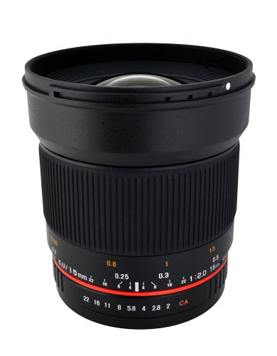 Rokinon 16?m-e 16?mm f / 2.0?Asphericalワイド固定角度レンズfor Sony e-(中古品)の通販は