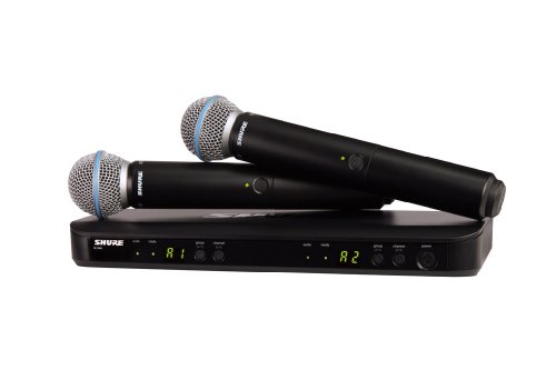 SHURE ワイヤレスマイク BLXデュアルチャンネル ハンドヘルド型