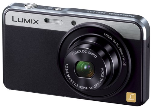 パナソニック デジタルカメラ ルミックス XS3 光学5倍 ブラック DMC-XS3-K(中古品)