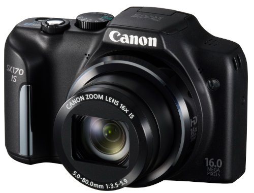 Canon デジタルカメラ PowerShot SX170 広角28mm 光学16倍ズーム PSSX170IS(中古品)