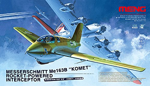 モンモデル 1&frasl;32 メッサーシュミット Me163B コメット ロケット迎撃
