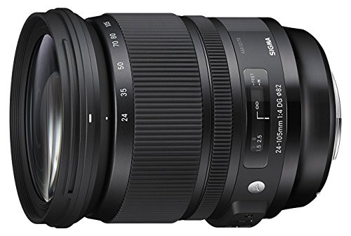 SIGMA 標準ズームレンズ Art 24-105mm F4 DG OS HSM ニコン用 フルサイズ対(中古品)