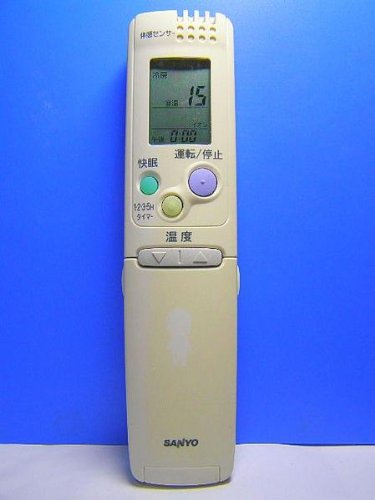 三洋電機 エアコンリモコン RCS-SR5(中古品)