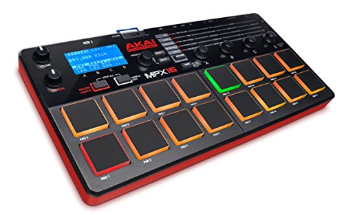 Akai Professional サンプラー 16パッド SDカードスロット MPX16(中古品)