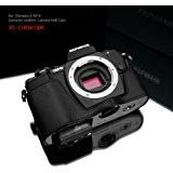 Gariz本革xs-chem10bkカメラメタルHalf Case for Olympus OMD em10ブラック(中古品)の通販は