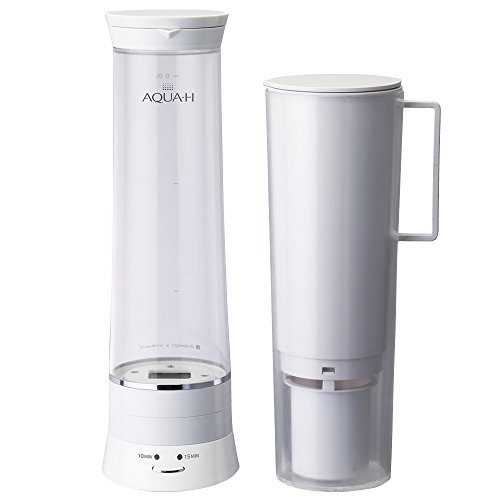 ドウシシャ 水素水生成器 浄水機能付 AQUA-H ホワイト AH-HP1401 WH(中古品)