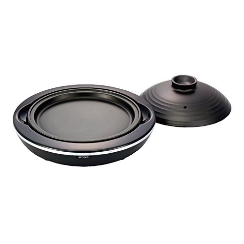 タイガー IH陶板焼き器 ブラック CRX-A100-K(中古品)