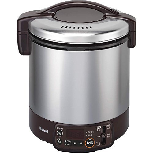 リンナイ こがまる タイマー・ジャー付きガス炊飯器 10合炊き・ダークブラ (中古品)の通販は