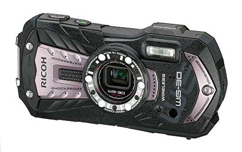 RICOH 防水デジタルカメラ RICOH WG-30W カーボングレー 防水12m耐ショック(中古品)の通販は