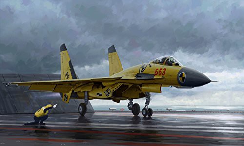 トランペッター 1/72 中国空軍 J-15 艦上戦闘機/航空母艦フライトデッキ プ(中古品)