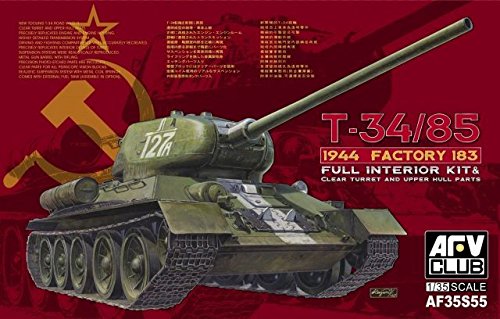 AFVクラブ 1/35 T-34/85第183工場製 クリアー成型限定版 プラモデル(中古品)