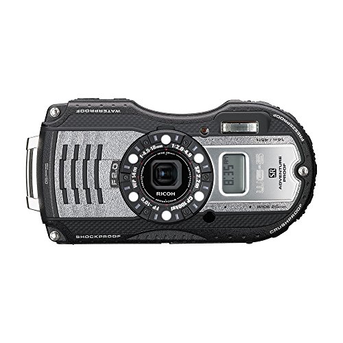 RICOH 防水デジタルカメラ WG-5GPS ガンメタリック 防水14m耐ショック2.2m (中古品)の通販は