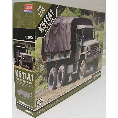 Academy Model Kit - K511A1 2.5ton 6x6 Cargo Truck - 1:35 Scale