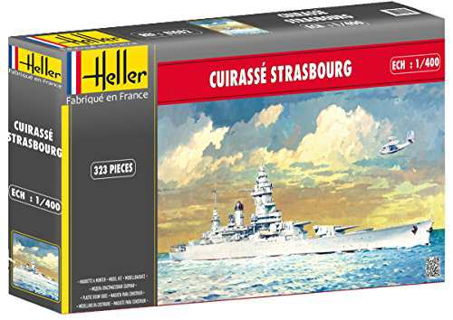 エレール 1/400 仏海軍戦艦 ストラスブール プラモデル(中古品)