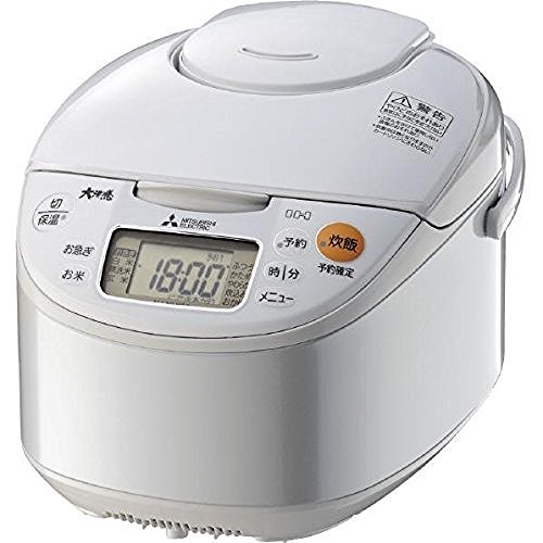 三菱電機 IHジャー炊飯器 5.5合炊き ホワイト NJ-NH106-W(中古品)