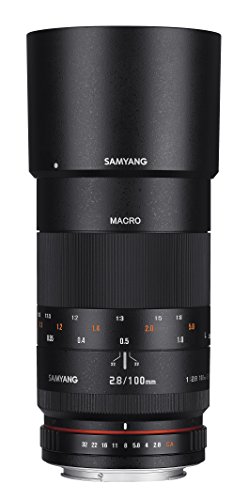 SAMYANG 単焦点マクロレンズ 100mm F2.8 MACRO ソニー αA用 フルサイズ対 (中古品)