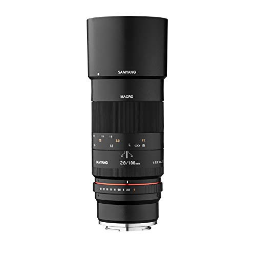 SAMYANG 単焦点マクロレンズ 100mm F2.8 MACRO フジフイルム X用 884192(中古品)