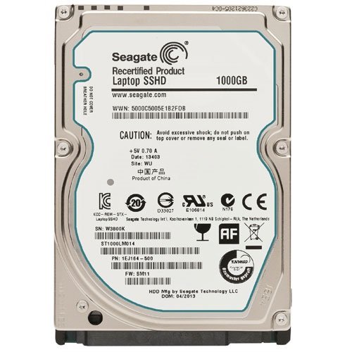 Seagate SSHD 2.5inch SATA 6Gb/s 1TB 64MB 5400rpm SSD(8GB MLC)+HDDハイ (中古品)の通販は