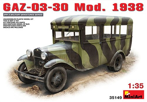 ミニアート 1/35 GAZ-03-30 Mod.1938 プラモデル(中古品)