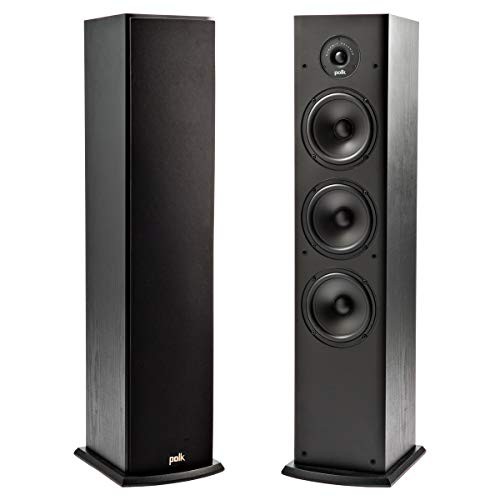 Polk Audio T50 Home Theater and Music Floor Standing Tower Speaker (Si(中古品)