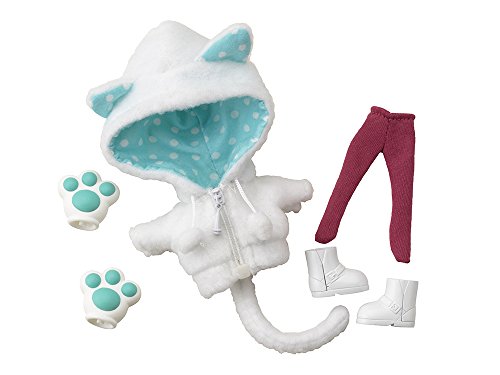コトブキヤ キューポッシュえくすとら あにまるパーカーセット 白猫 ノンス(中古品)