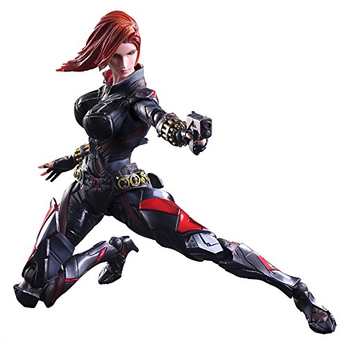 MARVEL UNIVERSE VARIANT PLAY ARTS改 ブラックウィドウ PVC製 塗装済み可 (中古品)
