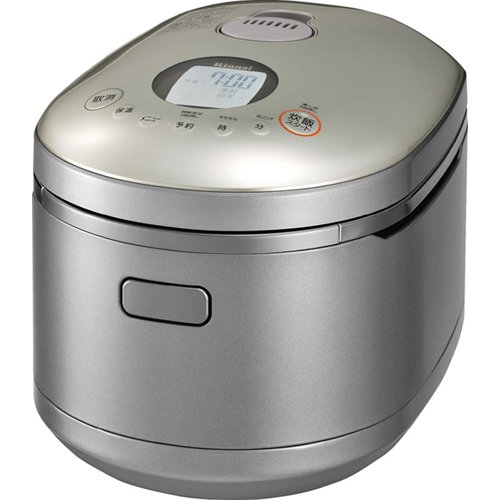 リンナイ 直火の匠 タイマー・ジャー付きガス炊飯器 5.5合炊き・パールシル(中古品)