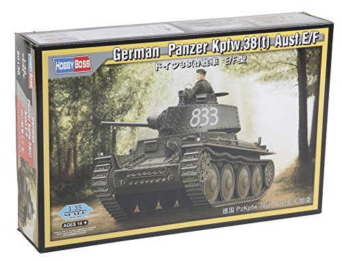 ホビーボス 80136 1/35 ドイツ 38 t 戦車 E/F型 プラモデル(中古品)