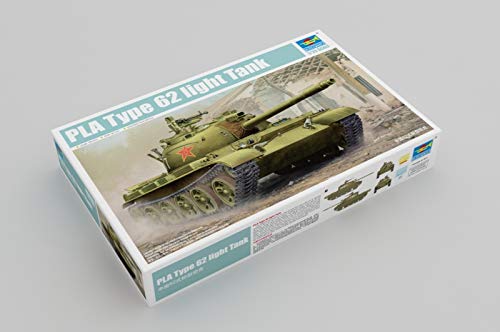 トランペッター 1/35 中国軍 62式軽戦車 プラモデル(中古品)